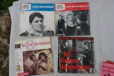 lot de 13 disques vinyle 45T. musiques de films.