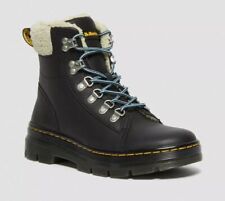Dr Martens 8 Trou Combs W Noir Huilé Grain Fl 27813001 Classic Doc
