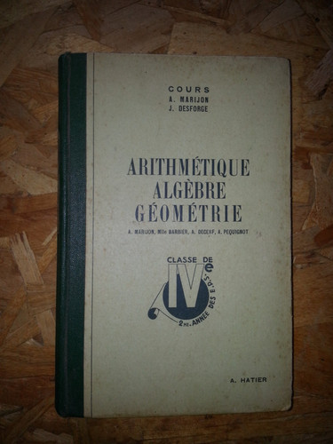 Arithmétique algèbre - arithmétique,