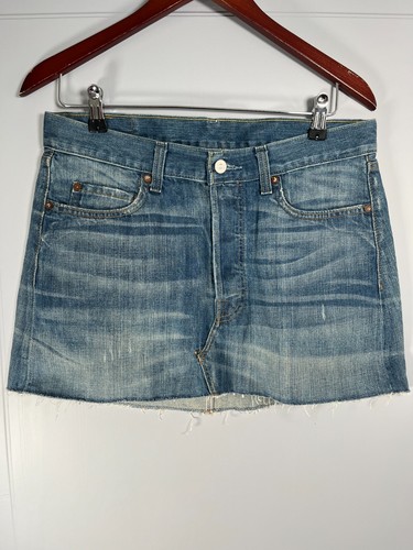 Jupe courte jean levi - jupe,