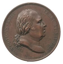 MED 134. Médaille  Louis XVIII  1823 par De Puymaurin