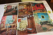 lot de 6  livres MEUBLES ET ENSEMBLES second empire alsaciens lOUIs 13 14 ......