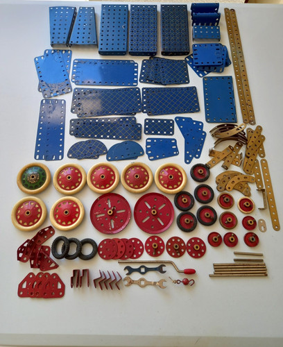 Meccano lot de pièces - meccano,
