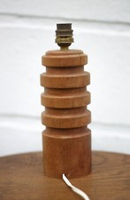 Lampe bois scandinave, pied de