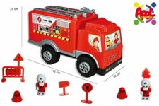 Camion De Pompier Grand Avec Accessoires Jouet Jeu Enfant SAR