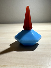 Flacon Eau de Parfum LOULOU . CACHAREL . Bleu et Bordeaux