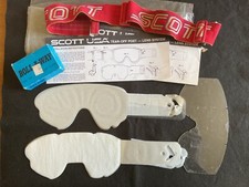 Scott lunettes, masque, vintage motocross, tear-off