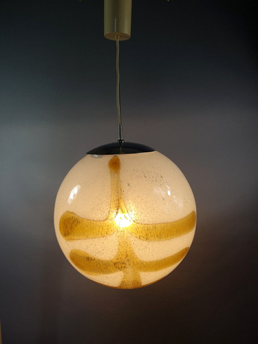 Suspension boule verre murano - suspension,