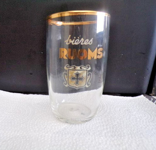 Verre ancien biere - verre,