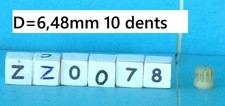 HO   Pignon  moteur 10 dents    de 6,48 mm (V5)ZZ0078