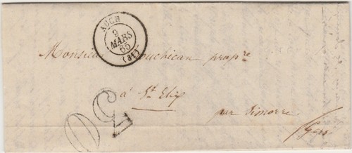 Lettre auch 1865 - auch,