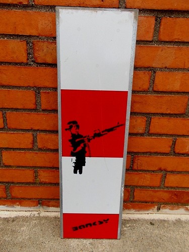 Banksy crayon - après,