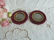 Paire cadres ronds porte photo