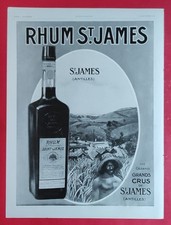 Publicité de presse: Alcool Rhum SAINT JAMES Antilles et Radio TSF RADIOLA 1928