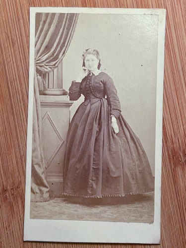 Photo carte cdv - carte, femme