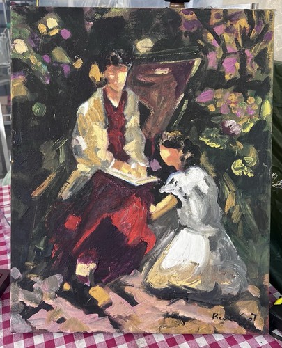 Peinture ancienne vintage - peinture,
