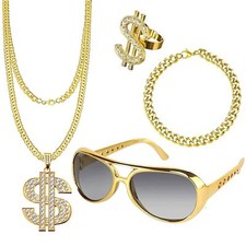 Lot de 4 colliers dollar