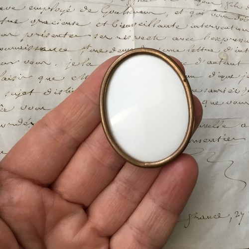 Médaillon ancien avec - médaillon,