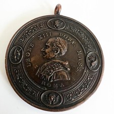 Medaille en bronze Leon XIII