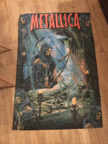 Rare grand drapeau - drapeau, metallica