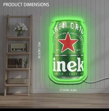 Heineken Neon Wall Sign Beer