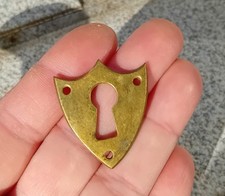 1 ENTRÉE DE CLÉ SERRURE ANCIENNE "coeur" LOUIS PHILIPPE, BRONZE,MEUBLE  N°60C