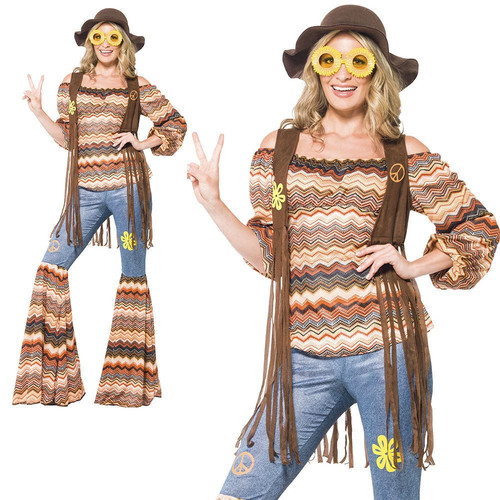 Costume hippie adulte harmony - costume,