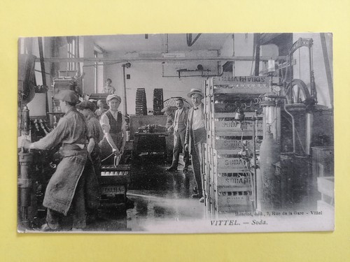 Cpa vittel usine - -,