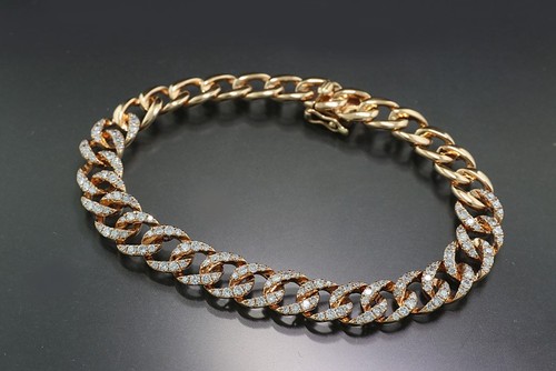 Bracelet chaîne rosé - bracelet, or