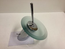 Robinet de Lavabo Hansa Murano Chrome,Verre Mat ,Chute D'Eau ,Rare,5606320179