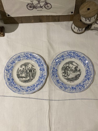 2assiette parlante creil - 2assiette,