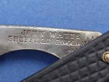  Ancien rasoir, coupe chou - SHEFFIELD de John WATTS -  England - 