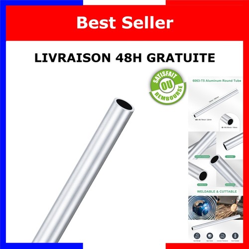 Tube rond aluminium 6063 - , cm