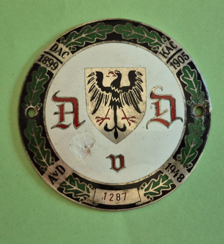Badge calandre émaillé - de,