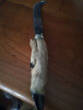 Ancien Couteau À Fromage Pieds De Biche chasse Vintage kitch