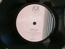 GERRY BROWN Mary said / looking at another AOR RECORDS AOR1