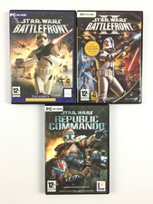 Star Wars Battlefront 1 et 2 II + Republic Commando Lot 3 Jeu PC (battle front)