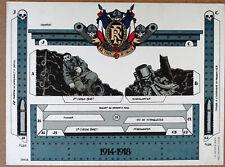 Jacques Tardi, Le Trou d'Obus. 4 planches de maquette à découper