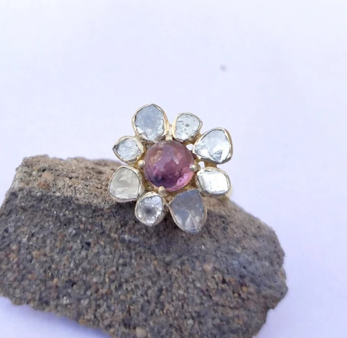 Bague argent 925 style - en,