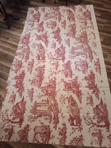 Coupon tissu style toile - coupon,