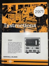 Bruel & Kjaer INSTRUCTIONS