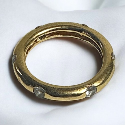 Bague anneau plaqué orné - bague,