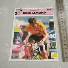 Vintage sports cards sportscard - CYCLISME - GREG LEMOND