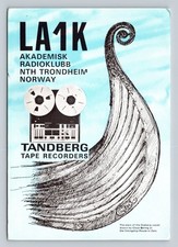 Ham Radio QSL LA1K Norway 1976