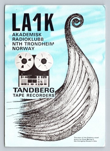 Ham radio qsl - ham, 1976