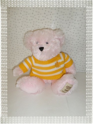 Rare peluche ours rose - peluche,