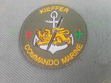 patch thermocollant brodé kaki kieffer commando marine 9cm ..