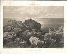 1865 Lithographie Vue de la