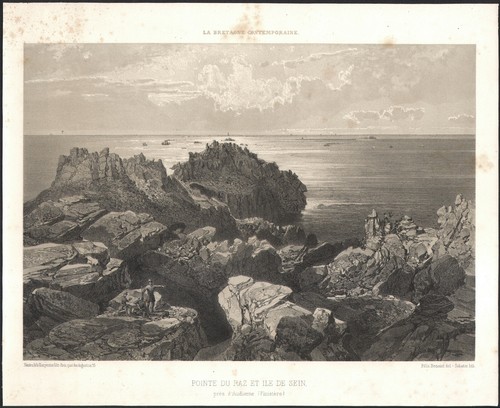 1865 lithographie vue - 1865,