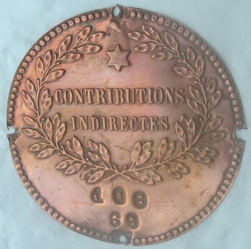 Plaque fonction xixème - de,